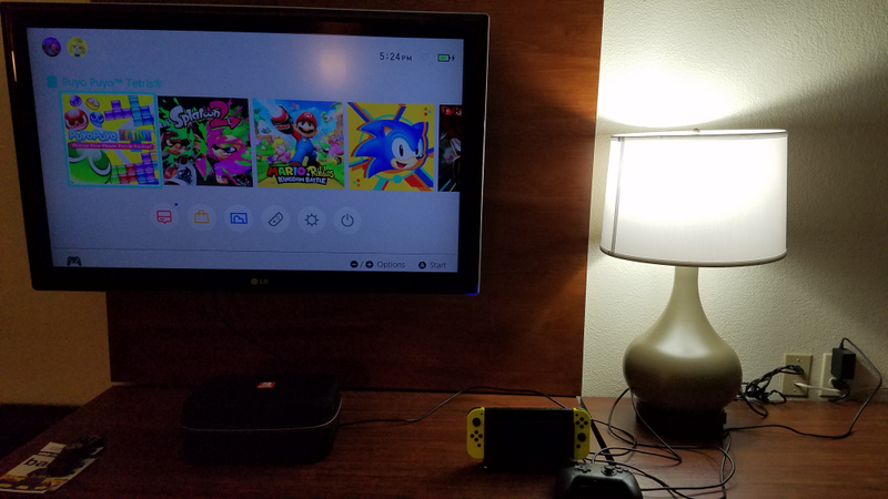 Illustration for article titled What It Has Been Like to Travel with the Nintendo Switch for Work